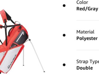 8 Best TaylorMade Golf Bags for Men with Buying Guide