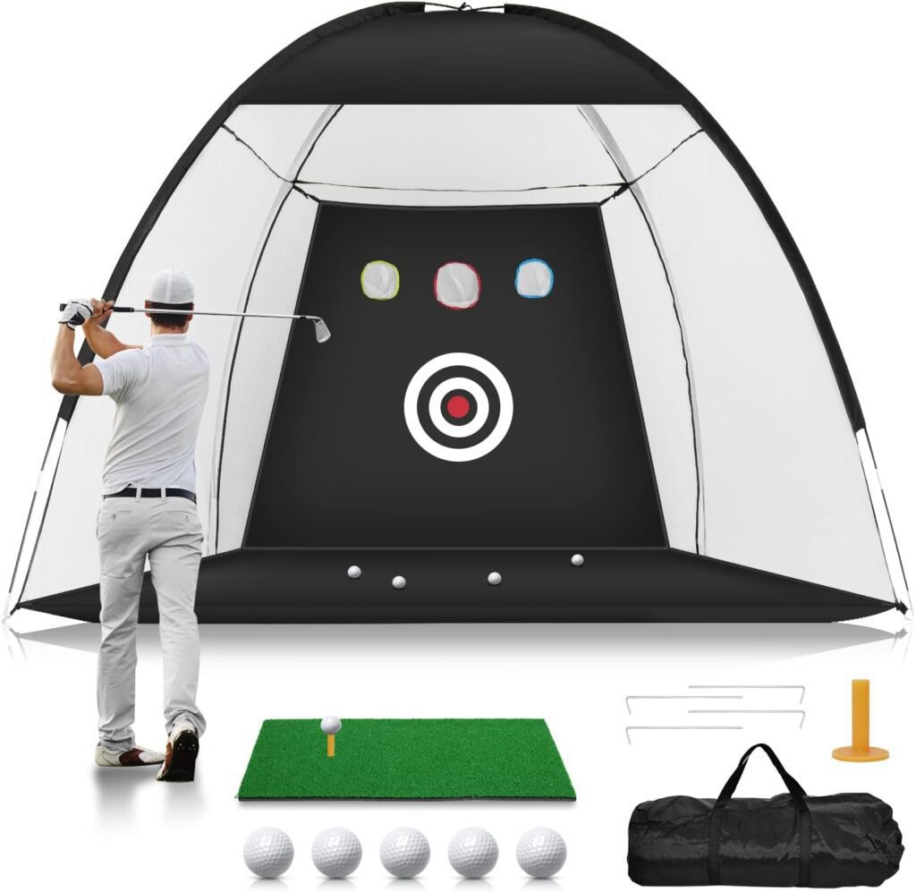 The 8 Best Indoor Golf Practice Nets with Hitting Mats