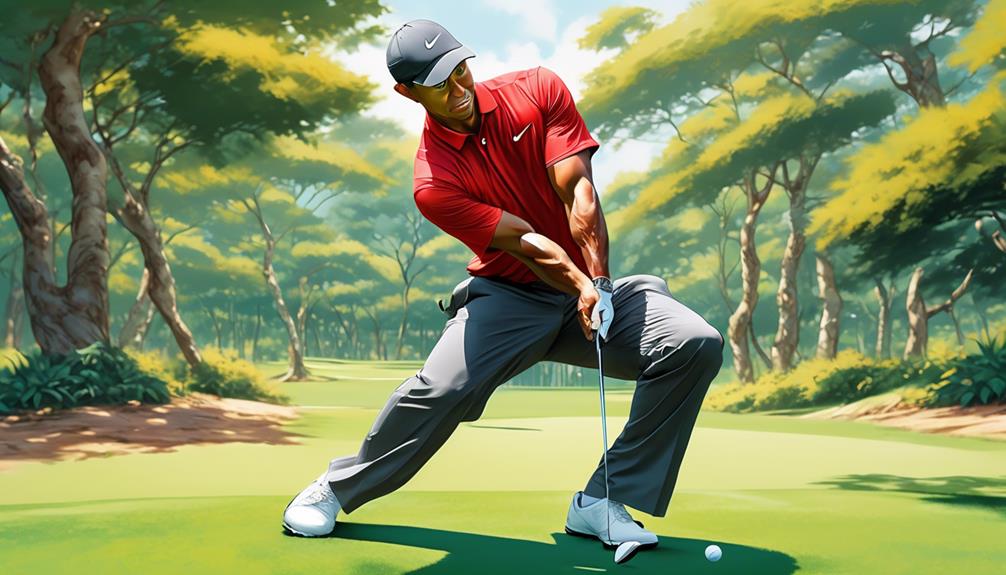 analyzing tiger woods golf swing