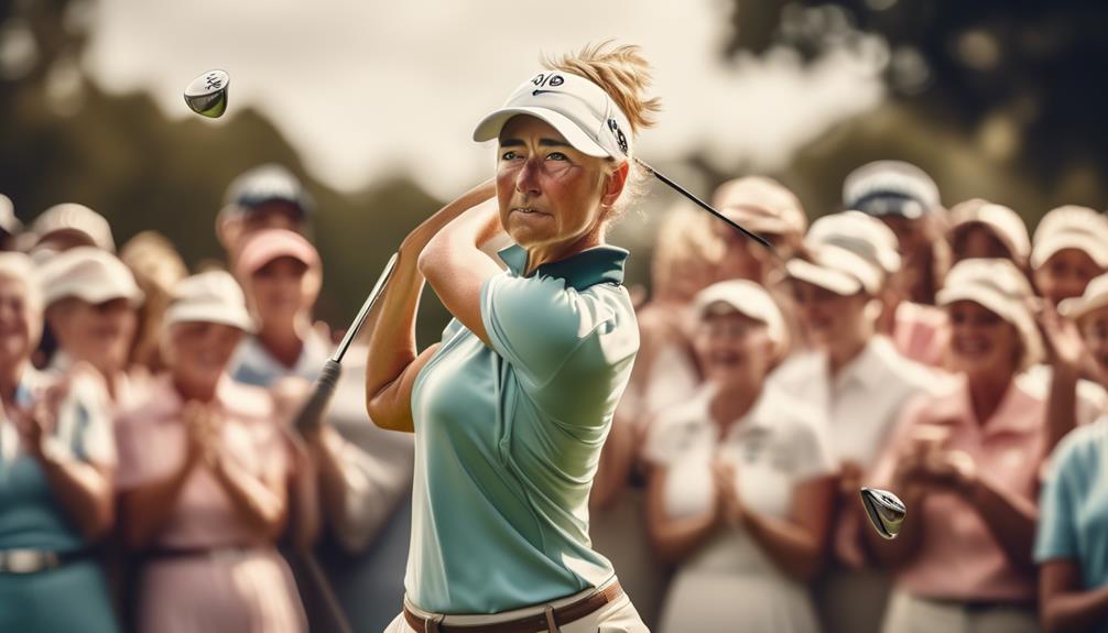 breaking records in women s golf