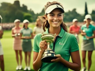 breakthrough victories of young female golfers