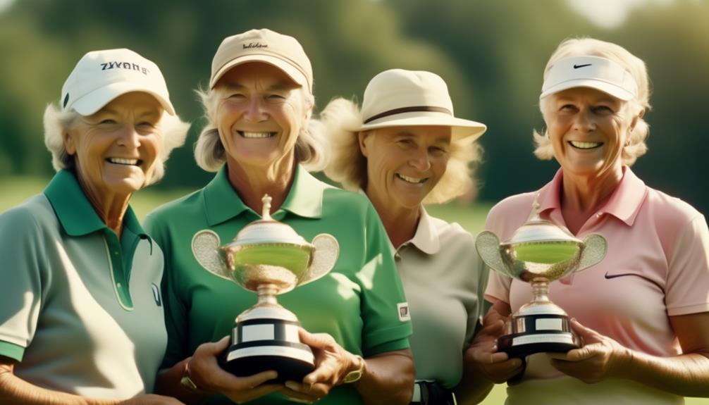 champion senior women golfers