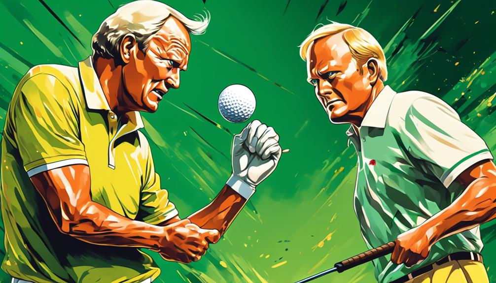 classic golf rivalries unfold