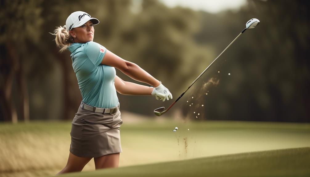 dominant female golfers excel