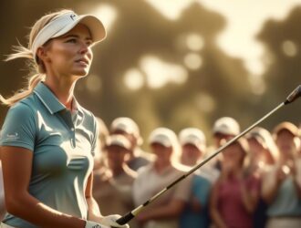 dominant golfer leads lpga