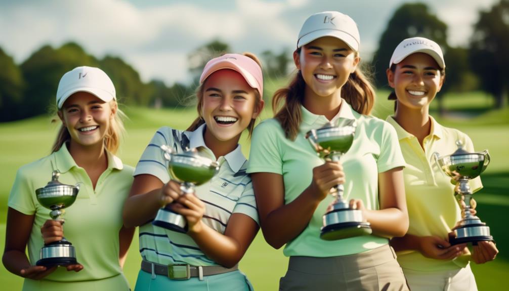 emerging female golf champions