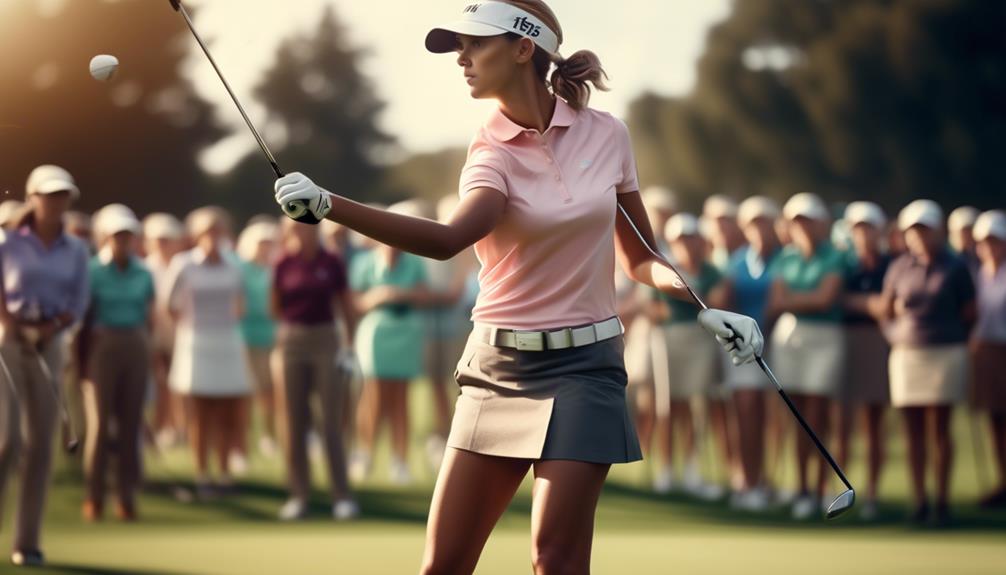 emerging female golf talents