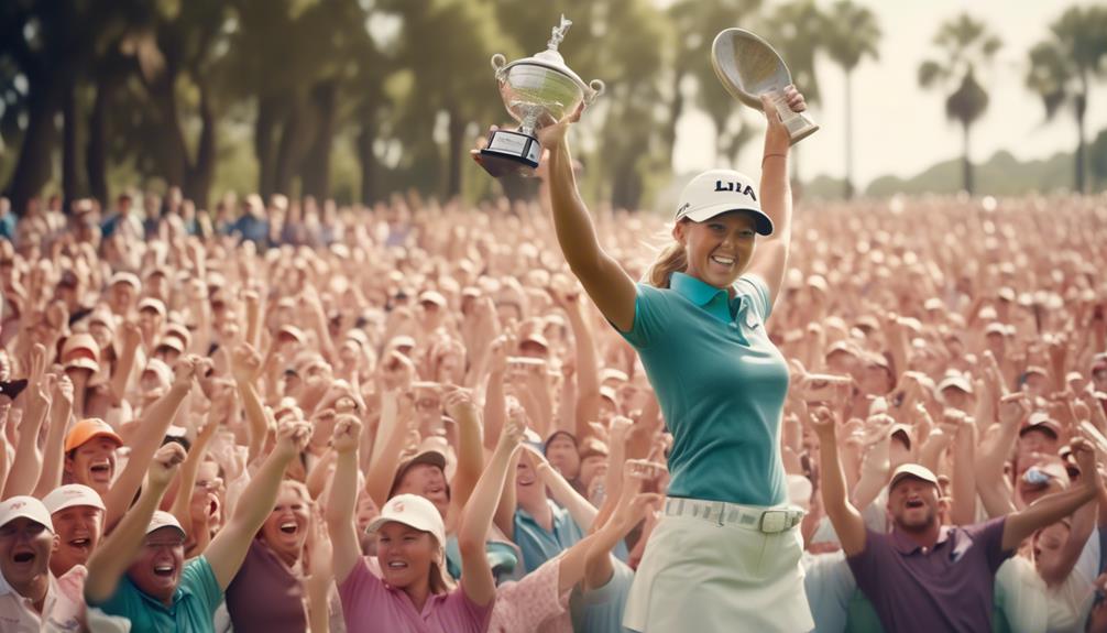 female golfers achieving success