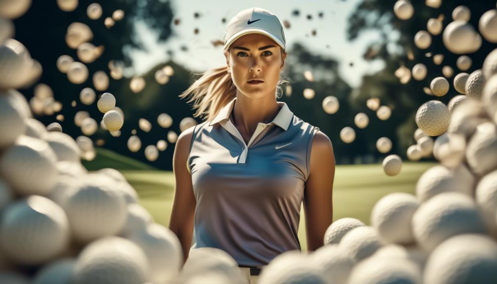 female golfers at the top