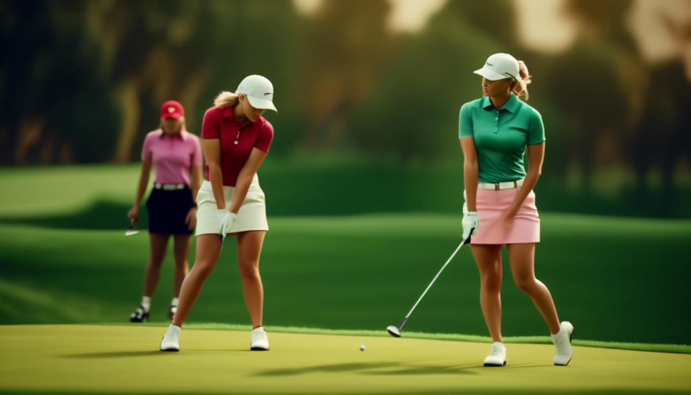 female golfers dominate greens