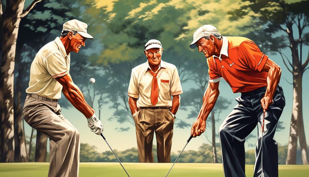 golf legends battle it