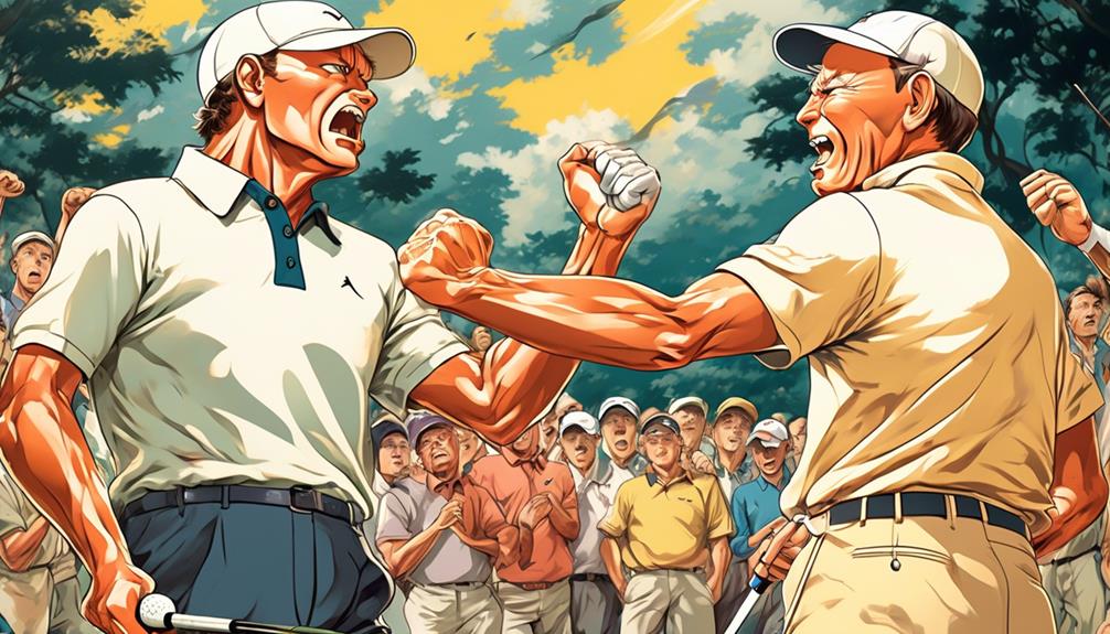 golf legends face off