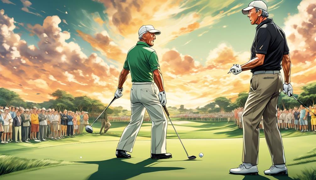 golf legends face off