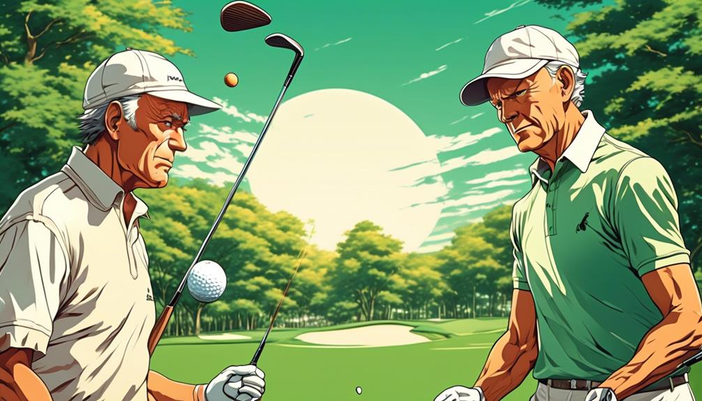 golf legends face off