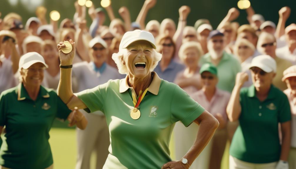 historic 1970s female golfers