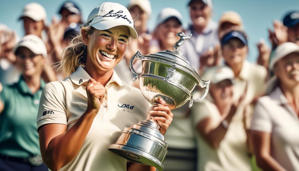 historic triumphs of female golfers