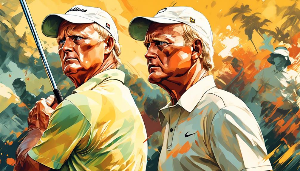 intense golf rivalries and duels