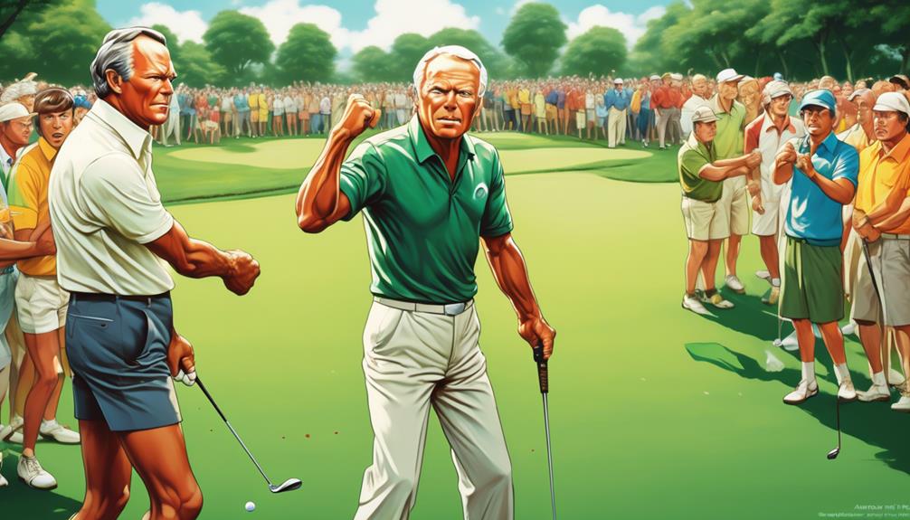 intense golf rivalry defines arnie s career