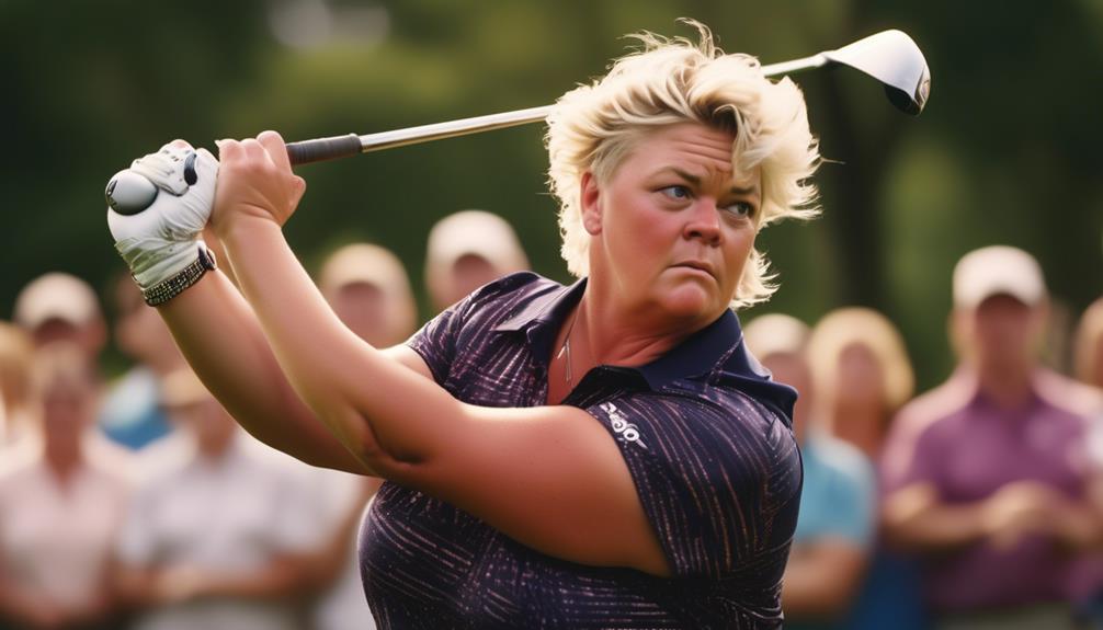 laura davies dominant golf swing