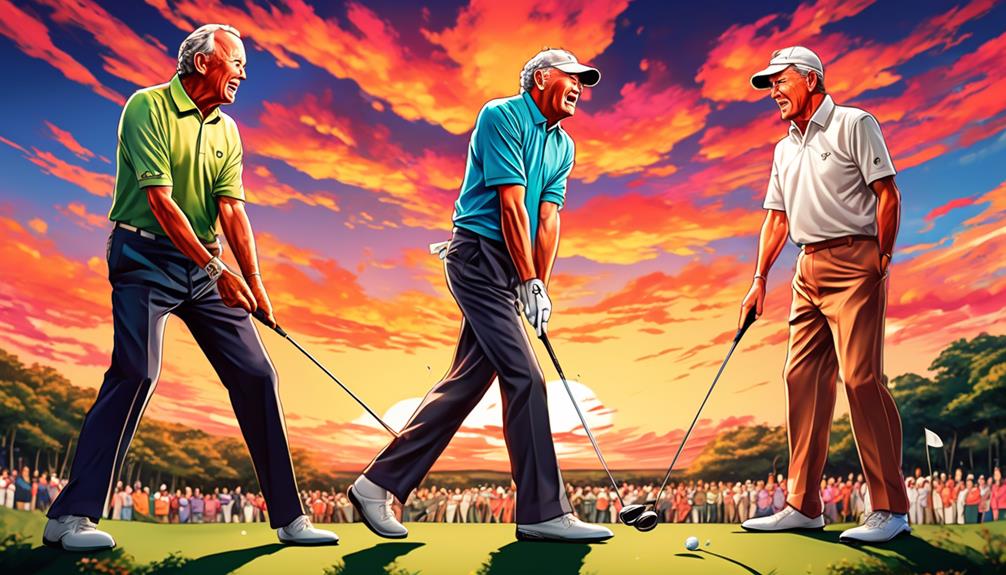 legendary golfers face off