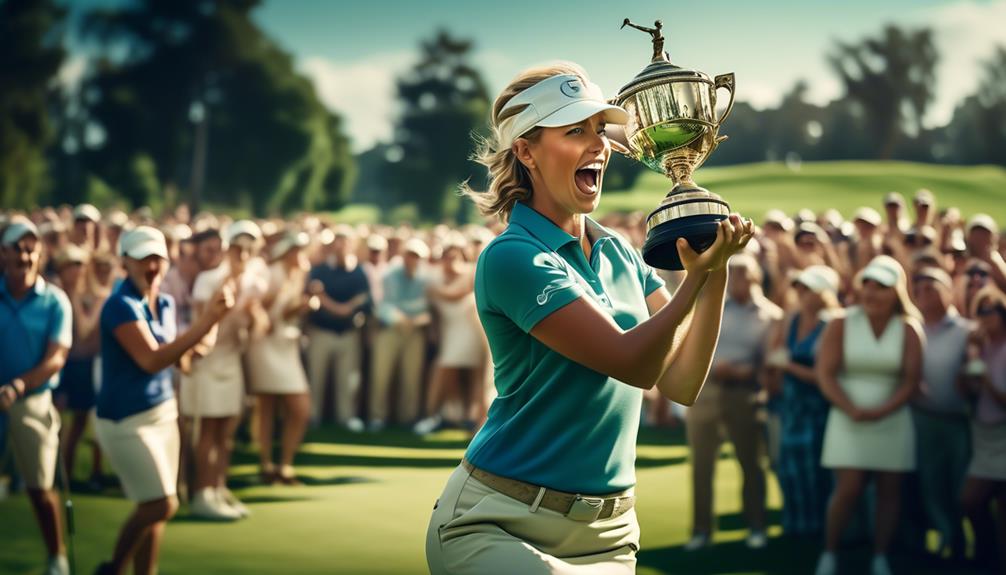 new champions in women s golf