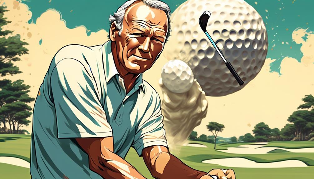 perfecting arnold palmer s golf swing