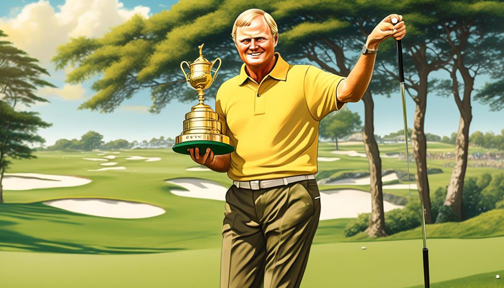 record breaking major golf victories