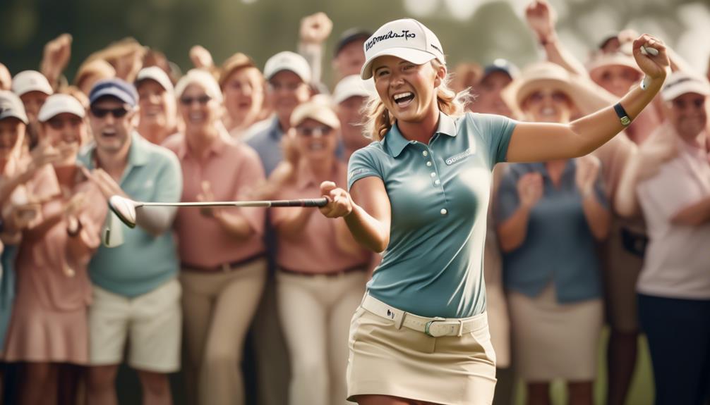 record breaking wins by female golfer