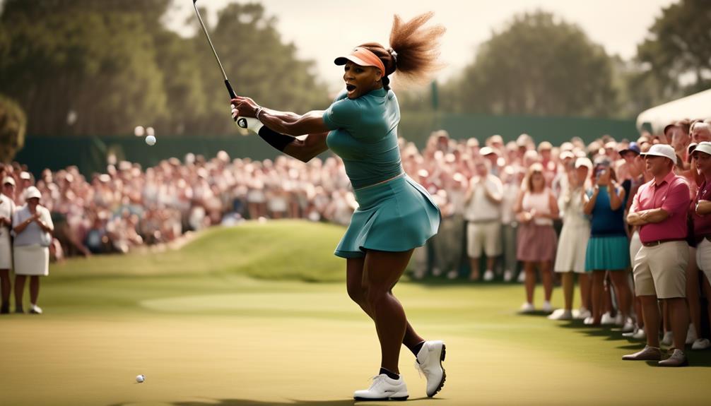 serena s dominance in golf