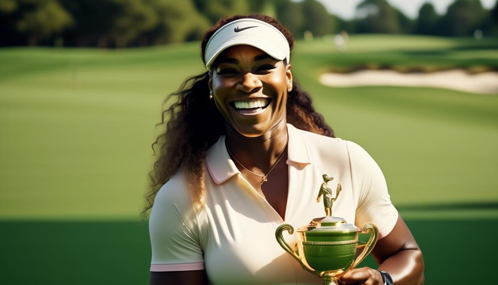 serena williams dominant golf champion