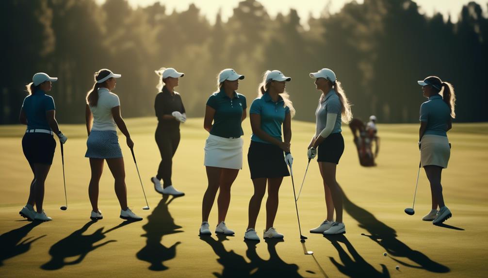 the success of female golfers