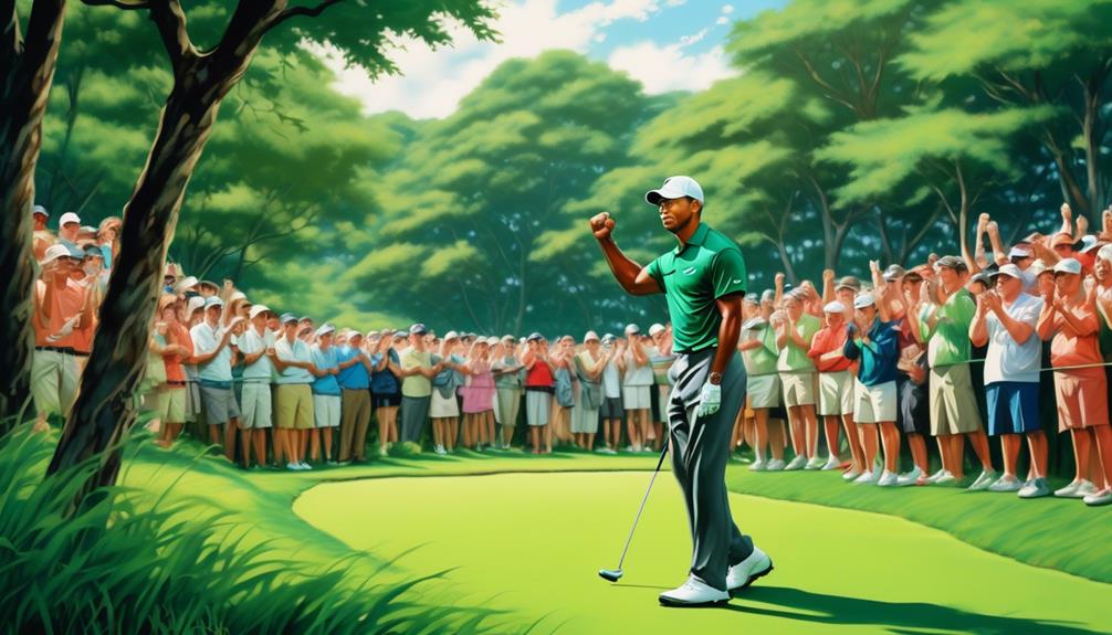 tiger woods golf victory