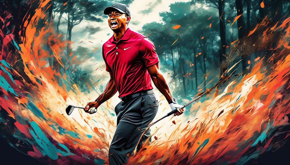 tiger woods meteoric golf career