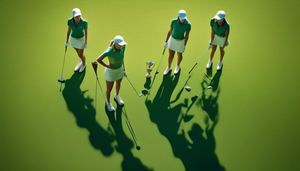 women s domination in golf