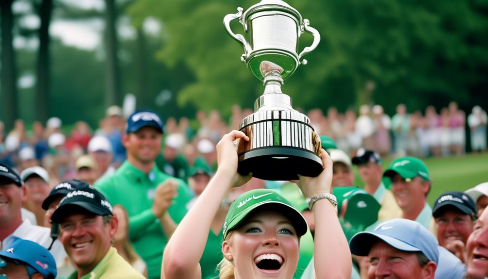 young golfer s historic victory