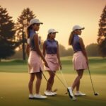 youthful women dominating golf