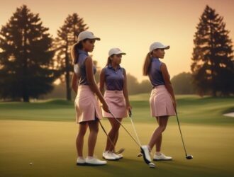 youthful women dominating golf